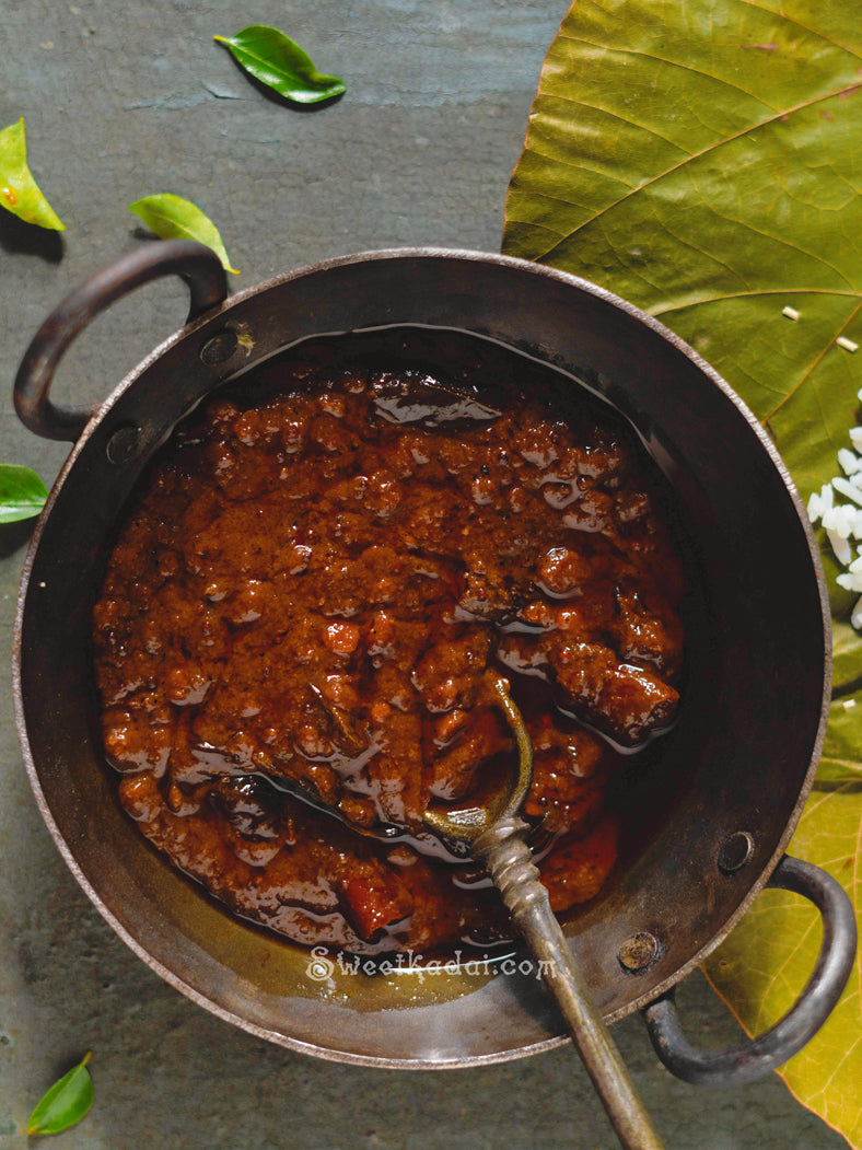 Homemade Puliyothorai Ready Mix